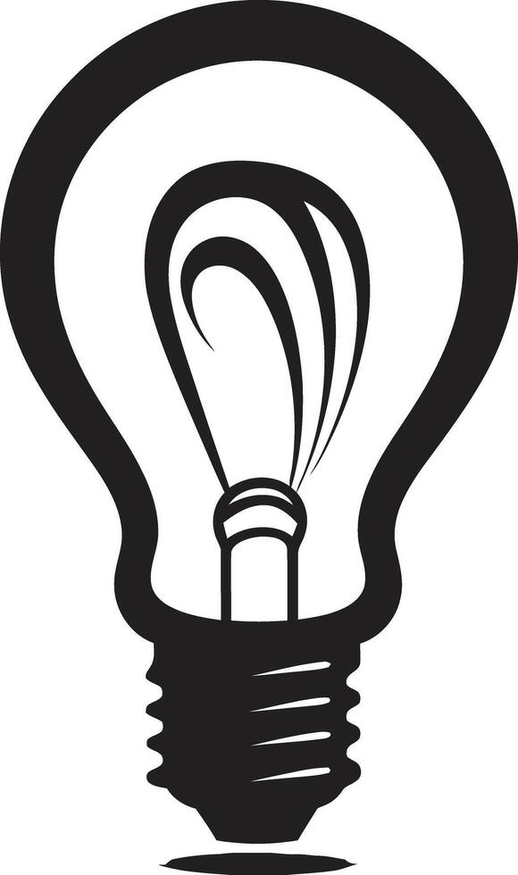 Glowing Perspectives Black Bulb Evolution Luminous Innovations Black Bulb Symbolism vector