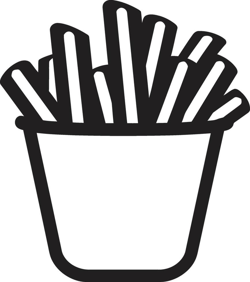 GoldenGoodness Fry Symbol SpudSplash ic Fries vector