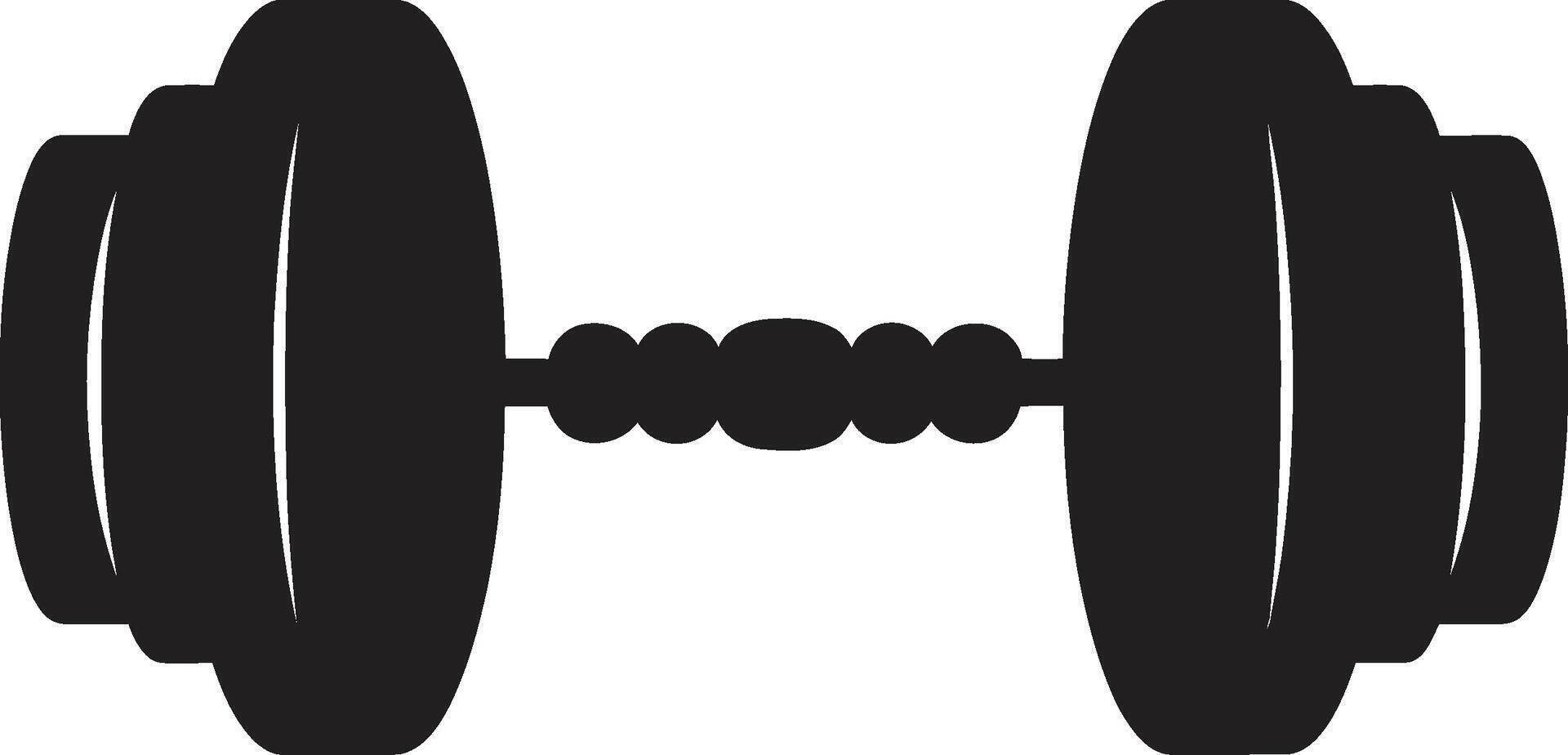 MuscleTitan Dumbbell MightyLift Robust Symbol vector