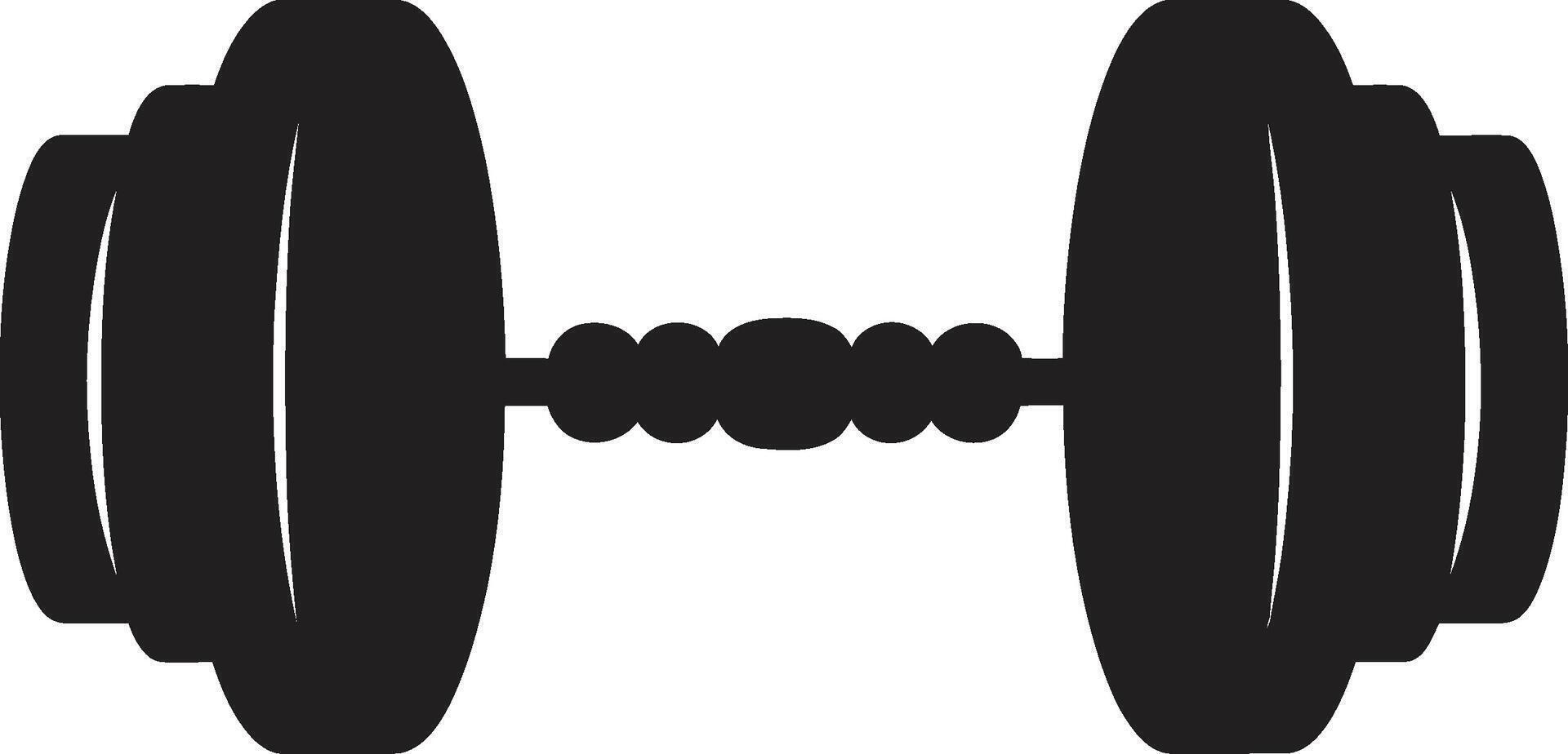 MuscleTitan Dumbbell MightyLift Robust Symbol vector