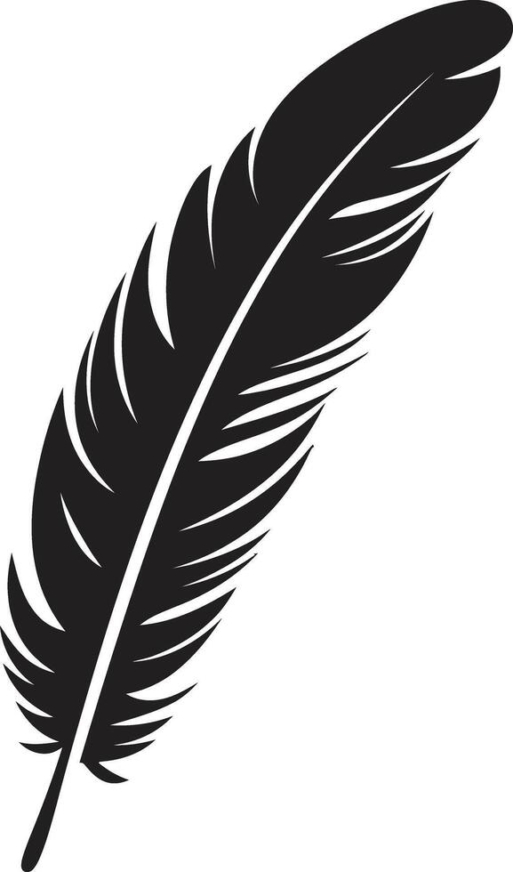 Soaring Spirit Feathered Elegance Celestial Quill Winged Symphony vector