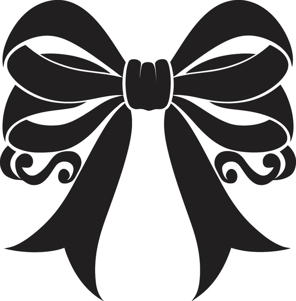 Surprise Symphony Bow Emblem Tied Euphoria Bowed Gift vector