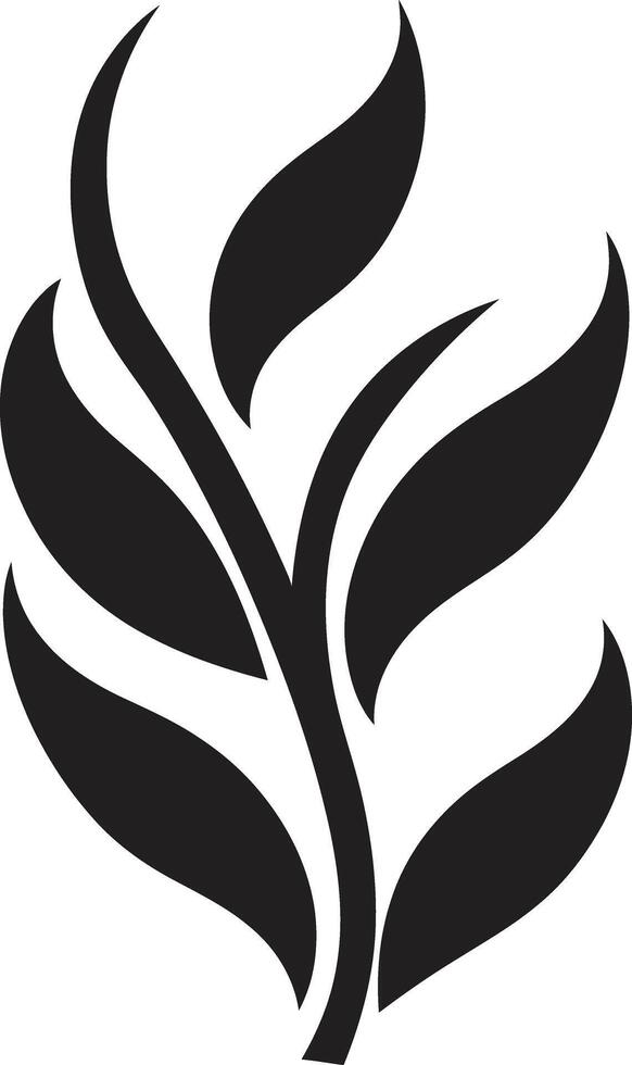 Radiant Leaves Elegant with Leaf Silhouette Botanical Symphony of Leaf Silhouette vector