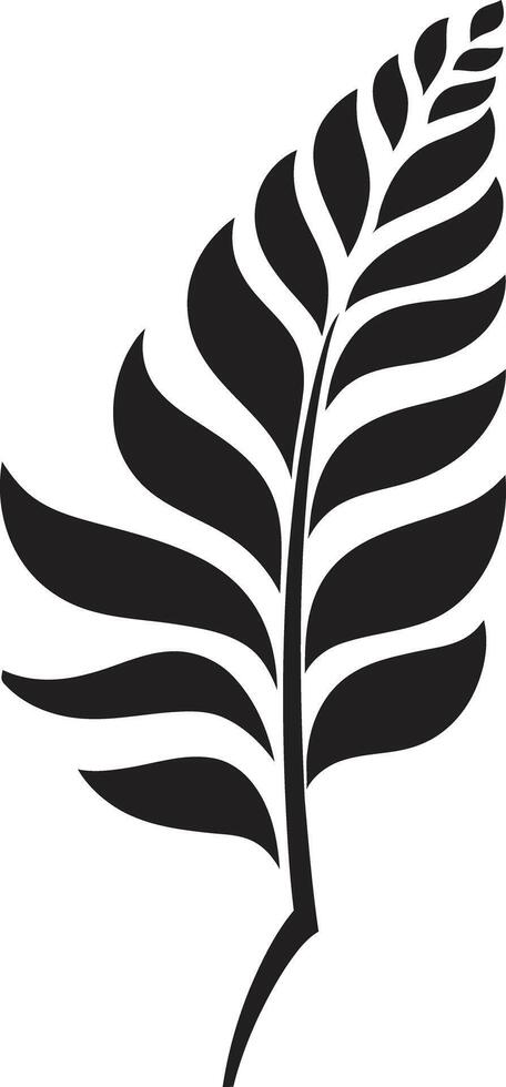 Zen Zephyr Nature Inspired with Leaf Silhouette Bountiful Branches of Leaf Silhouette vector