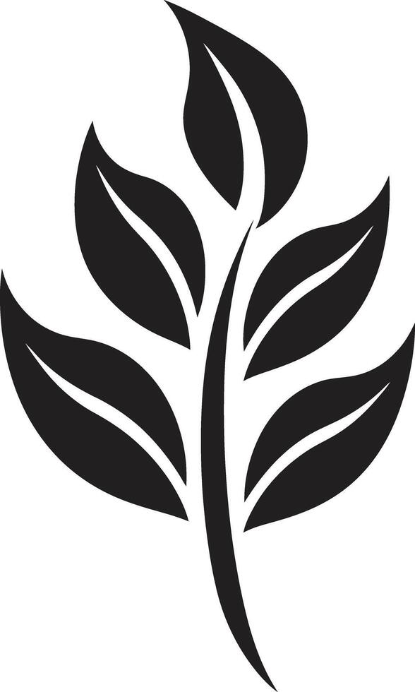 Natural Nexus Leaf Silhouette Ethereal Eden Nature Inspired with Leaf Silhouette vector