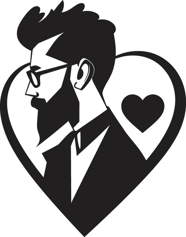 Aesthetic Emotion Elegant for the Romantic Soul Radiant Harmony Black Illuminating the Depths of Love vector