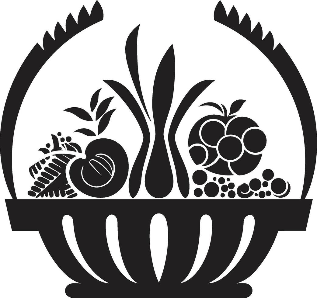 Heavenly Harvest 90 Word for Nutritional Fruit Elegance Tropical Treasures Black for a Nutrient Rich Fruit Extravaganza vector