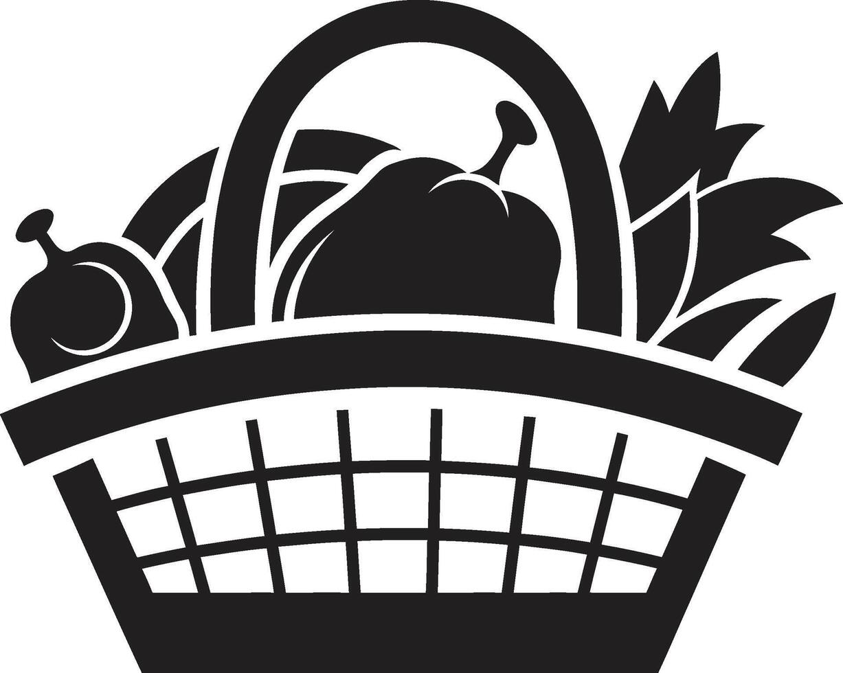 Fruitful Flourish Celebrating Nutritional Fruit Radiance Nourish Noir 90 Word Emblem for a Nutrient Packed Fruit Symphony vector