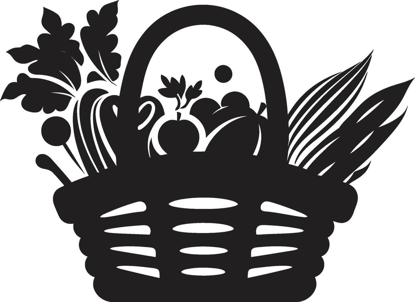 Sculpted Serenity 90 Word Emblem for a Nutritional Fruit Masterpiece Wholesome Whimsy Black ic for Nutritional Fruit Delicacies vector