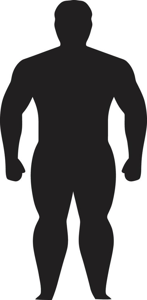 Shape Shifters for Human Obesity Advocacy Fit Foundations 90 Word Emblem in Black for Obesity Awareness vector