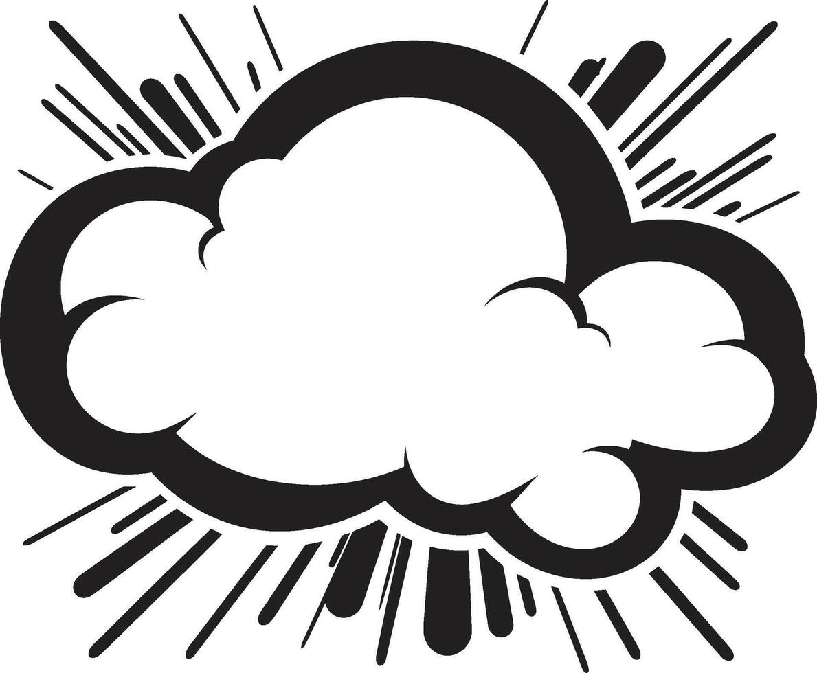 PopArt Powerhouse 80 Word Comic Speech Bubble Dynamic Dialogues 80 Words in a PopArt Cloud vector