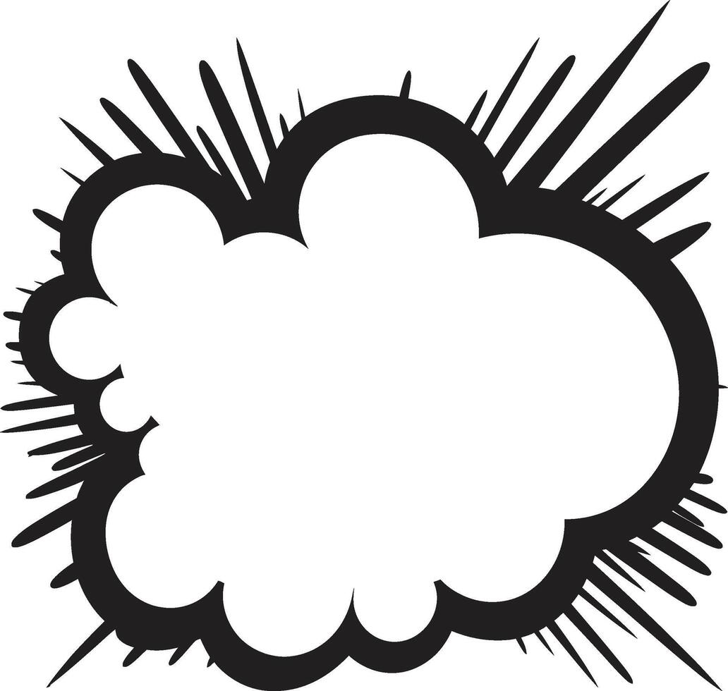 PopArt Powerhouse 80 Word Comic Speech Bubble Dynamic Dialogues 80 Words in a PopArt Cloud vector