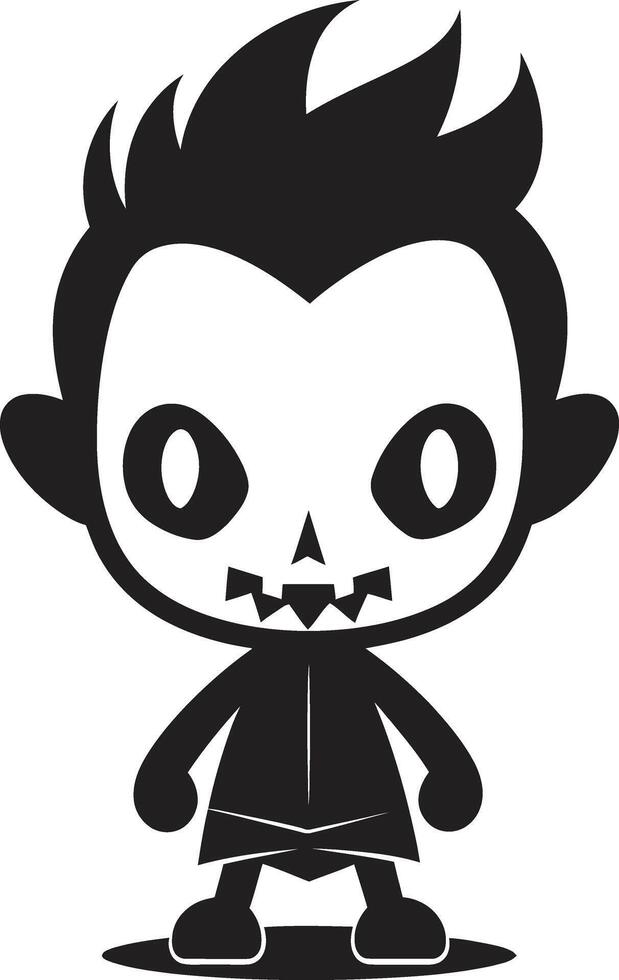 Cuddly Cauldron Companion Halloween Character Mischief Making Mummy Cute Halloween vector