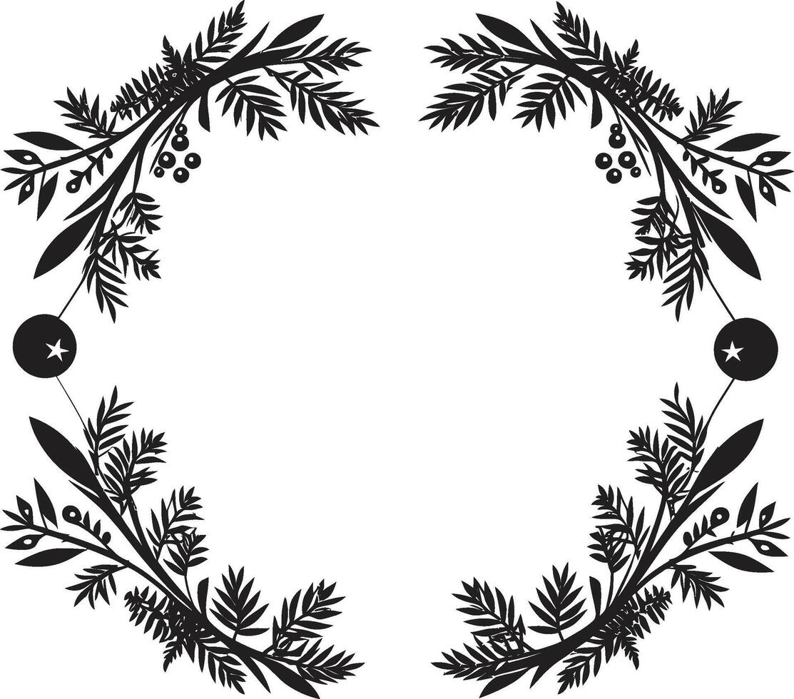 Vintage Christmas Wreaths Illustrations for ers Sleigh Bells and Mistletoe s for Cozy Christmas Decor vector