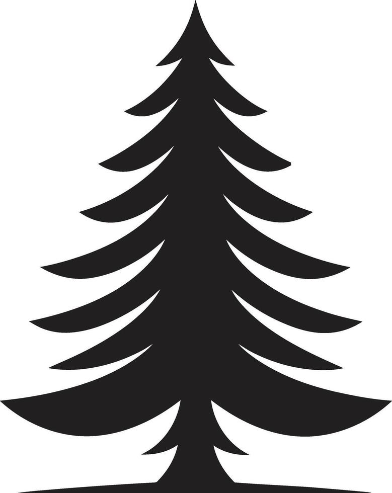 Festive Garland Adorned Christmas Tree Elements Holly Jolly Treetops Radiant Illustrations vector