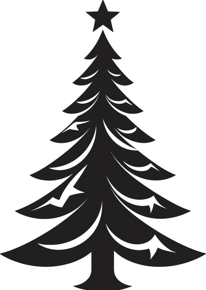Candlelit Wonderland Christmas Tree Set Whimsical Wreath Adorned Trees Elements for Playful vector