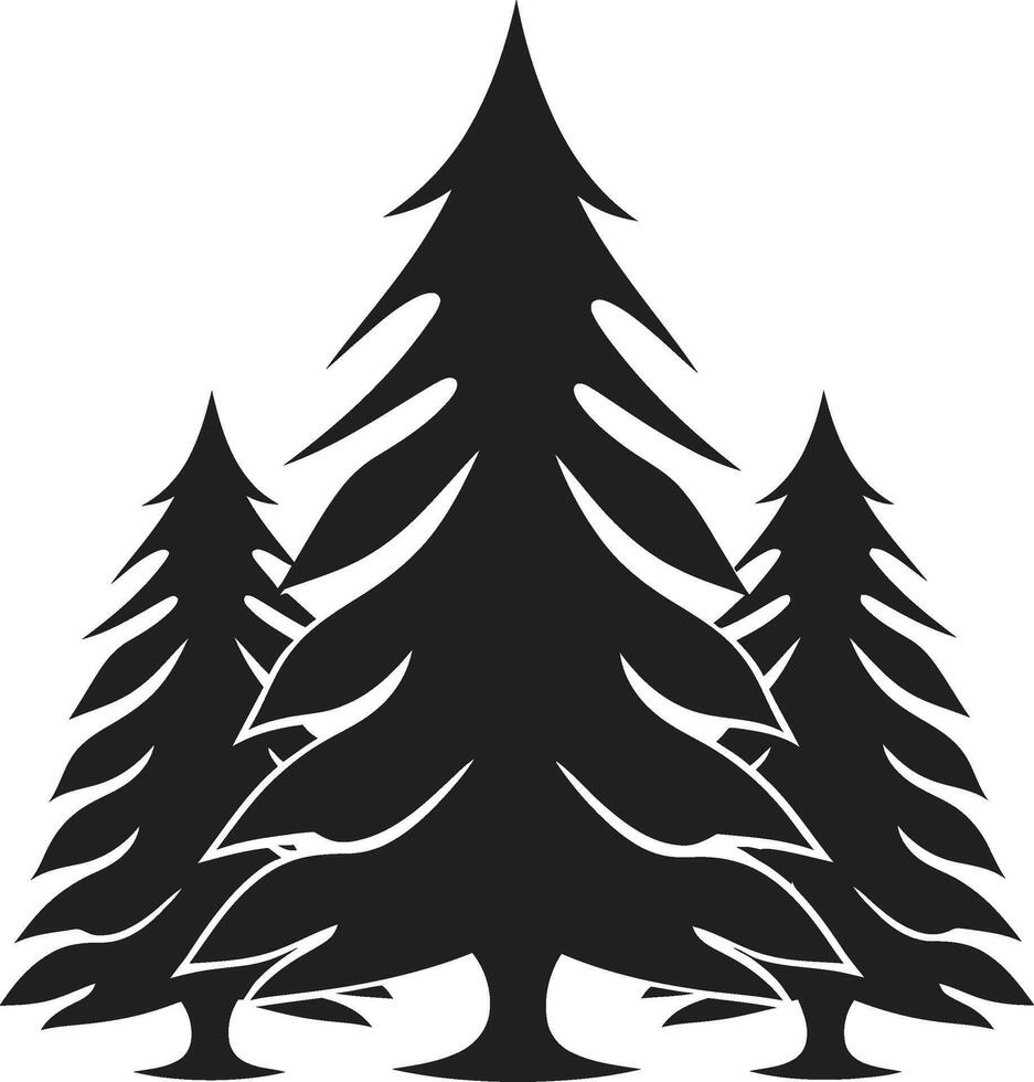 North Star Nights s for Stellar Christmas Trees Nutmeg and Cinnamon Spruces Christmas Tree Illustrations vector