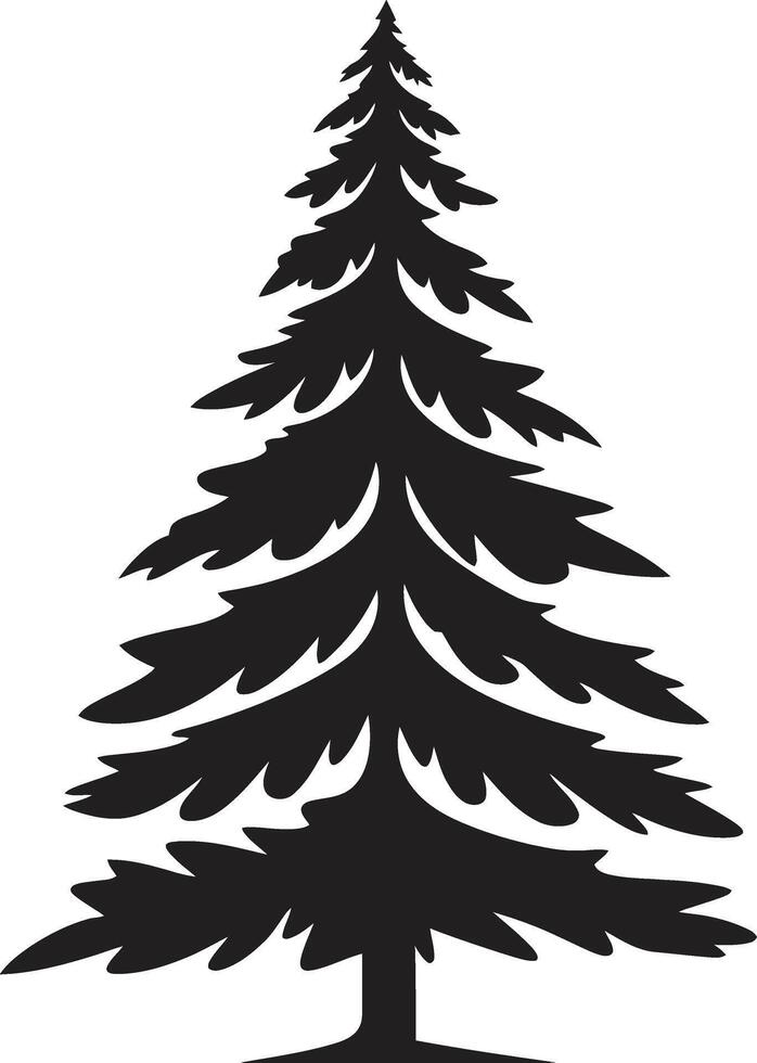 Deck the Halls Treetops Christmas Tree Set Winter Birds Wonderland s for Avian Christmas Trees vector
