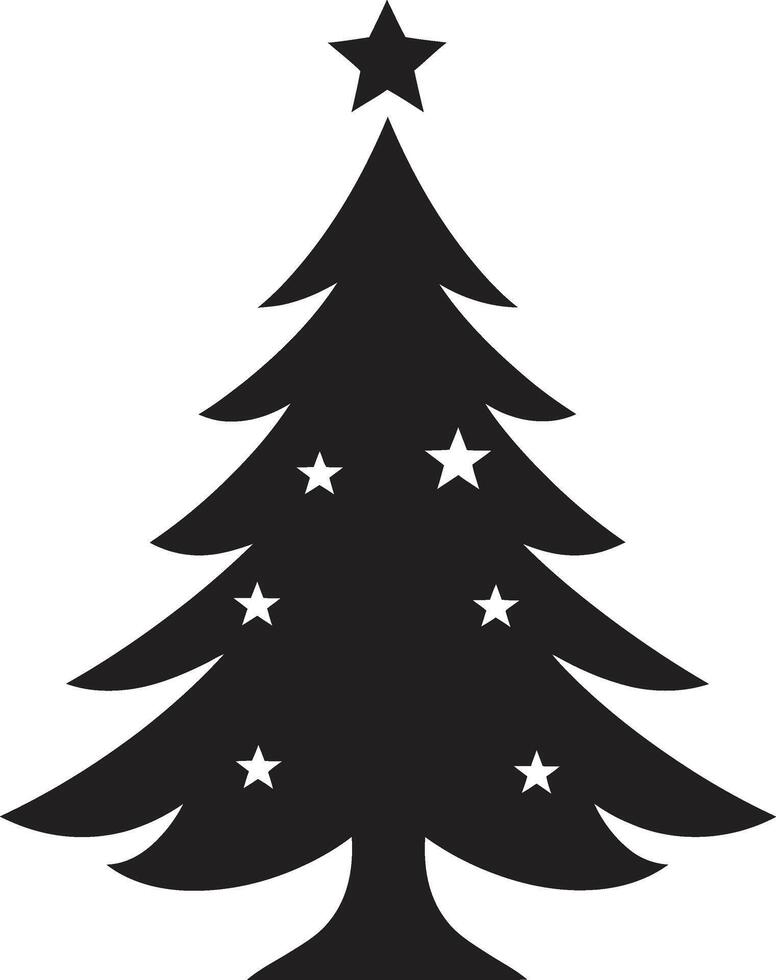 festivo follaje abeto arboleda s para naturaleza inspirado decoración Nevado búhos y pino ramas Navidad árbol colección vector