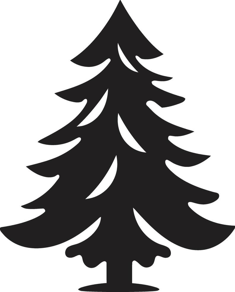 Vintage Ornamented Pines Nostalgic Illustrations Twinkling Lights Extravaganza s for Xmas Trees vector