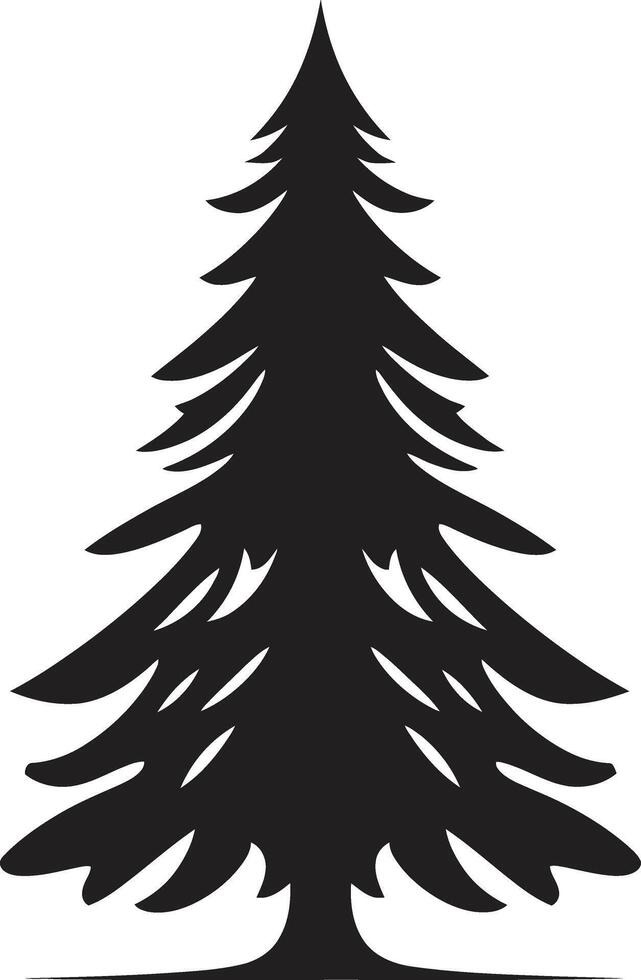 Holly Berry Bliss Christmas Tree Collection in Red and Green Vintage Sleigh Ride Spruces Nostalgic Christmas Tree Elements vector