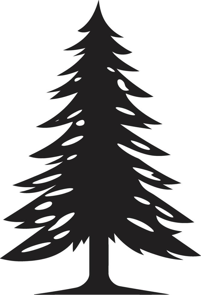 Festive Foliage Fir Grove s for Nature inspired Decor Vintage Sleigh Ride Spruces Nostalgic Christmas Tree Elements vector