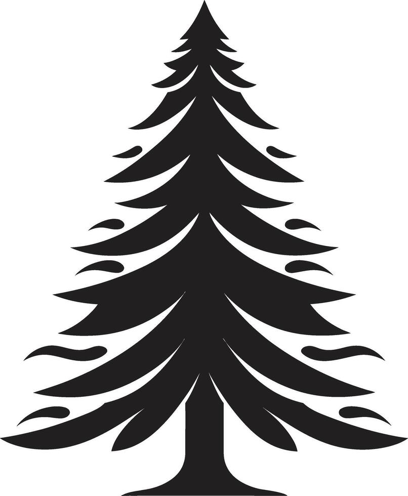 Twinkling Lantern Lit Pines s for Outdoor Tree Decor Cozy Cocoa Conifers s for Warm Winter Tree Decor vector
