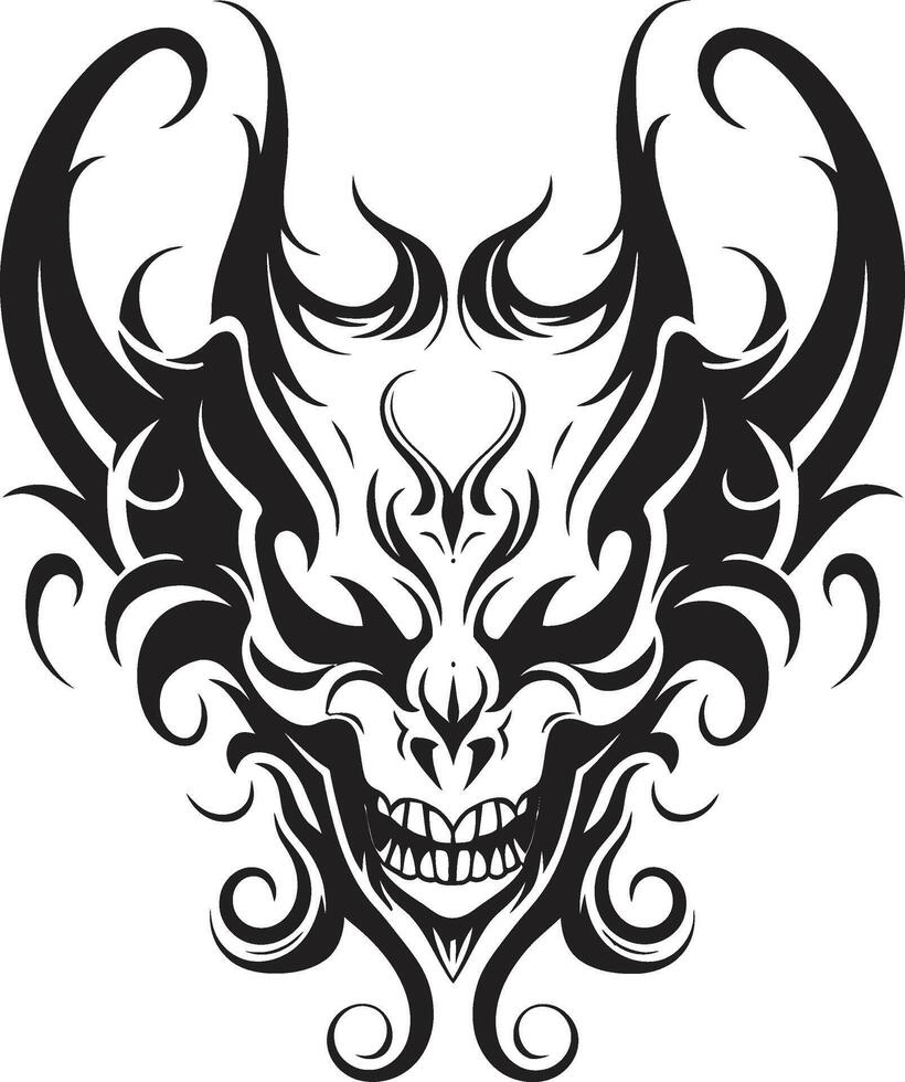 Infernal Inkwell Black , Unbound Spirit Shadowed Sigil Mark of the Unseen vector