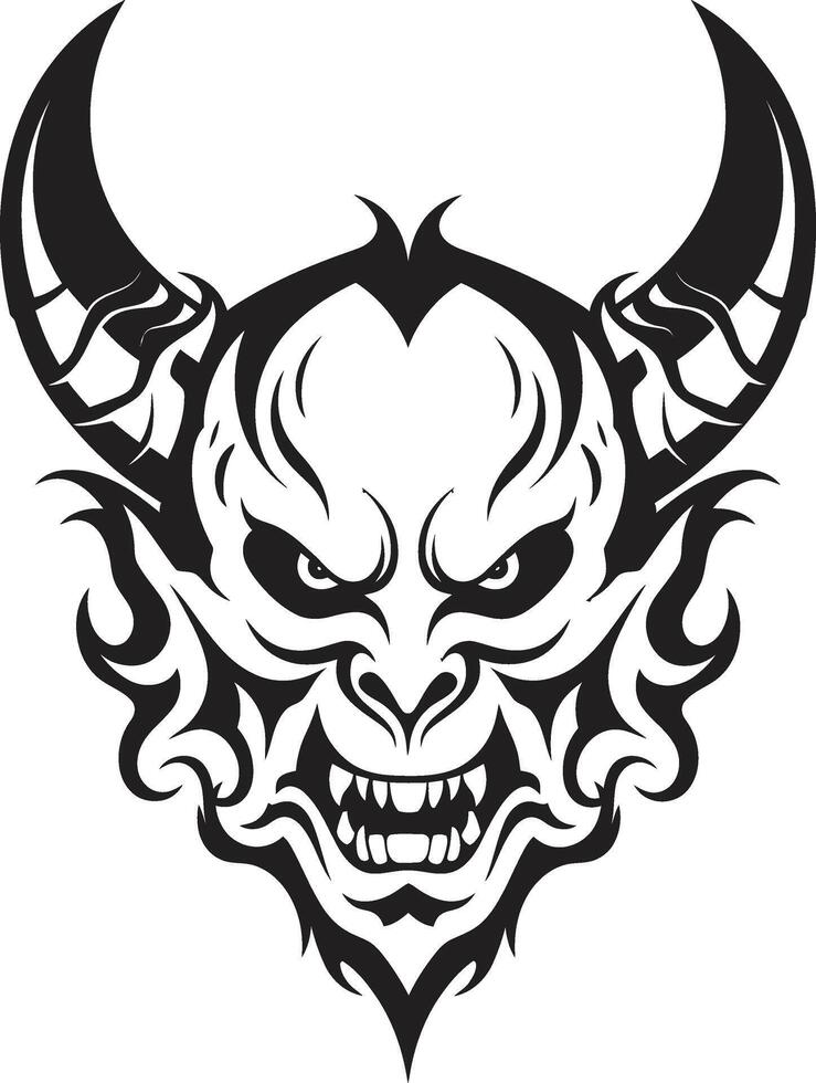Diabolic Decree Devilhead Tattoo Stygian Symbol Evil Devilhead vector