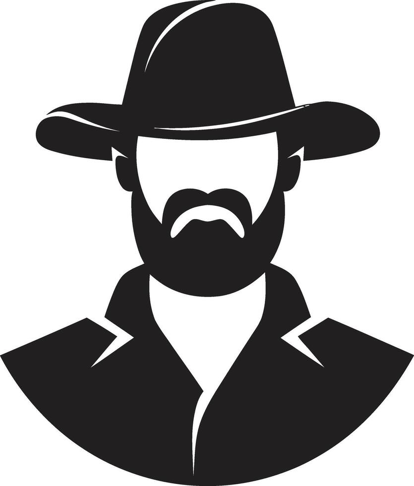 Rural Renaissance Farmer Masterpiece Cultivating Conductor Emblem of Farmer vector