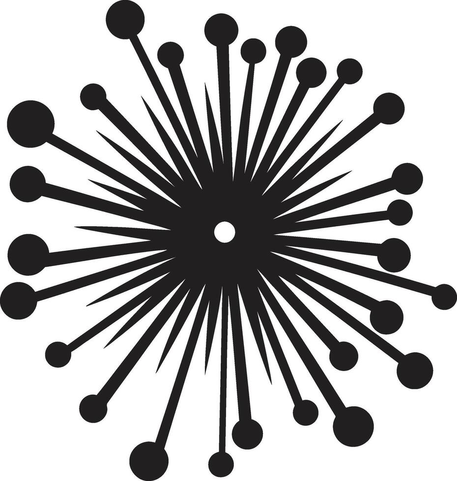 Radiant Revelry Masterpiece Firework Galactic Glitter Emblematic for Fireworks vector