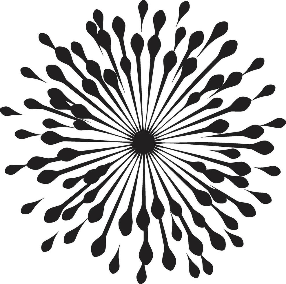 Radiant Revelry Masterpiece Firework Galactic Glitter Emblematic for Fireworks vector