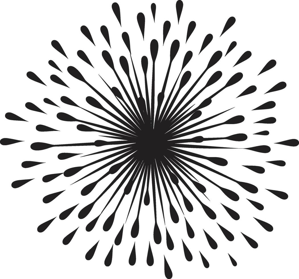 Blazing Beauty ic Firework Element Sparkling Symphony Firework vector