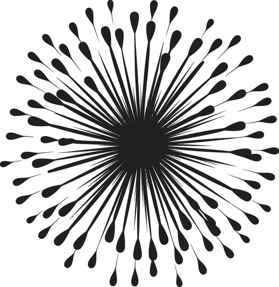 Pyrotechnic Pizzazz ic Firework Emblem Spectacular Spritz Firework vector