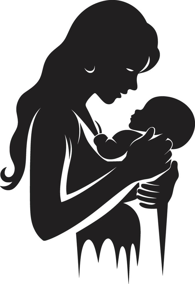 oferta toque madre y bebé puro afecto ic de madre participación niño vector