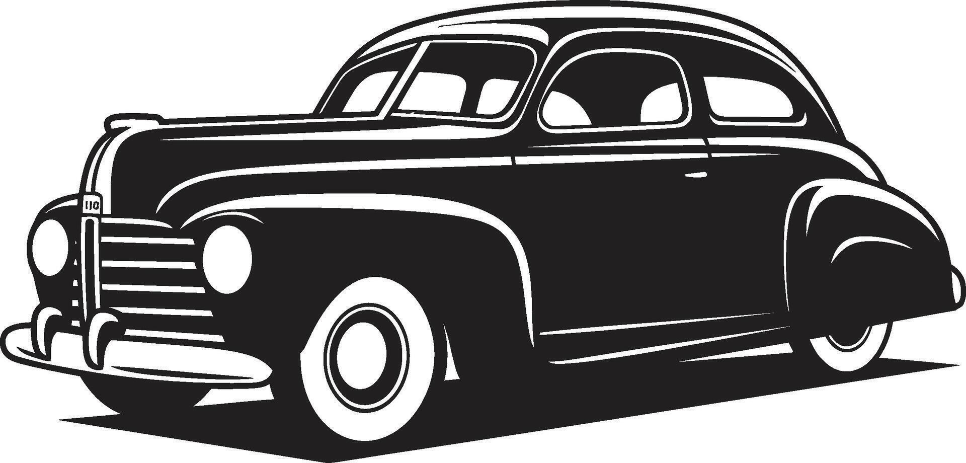 Ink and Ignition Emblematic Element for Vintage Car Doodle Rolling Reminiscence for Doodle Line Art vector