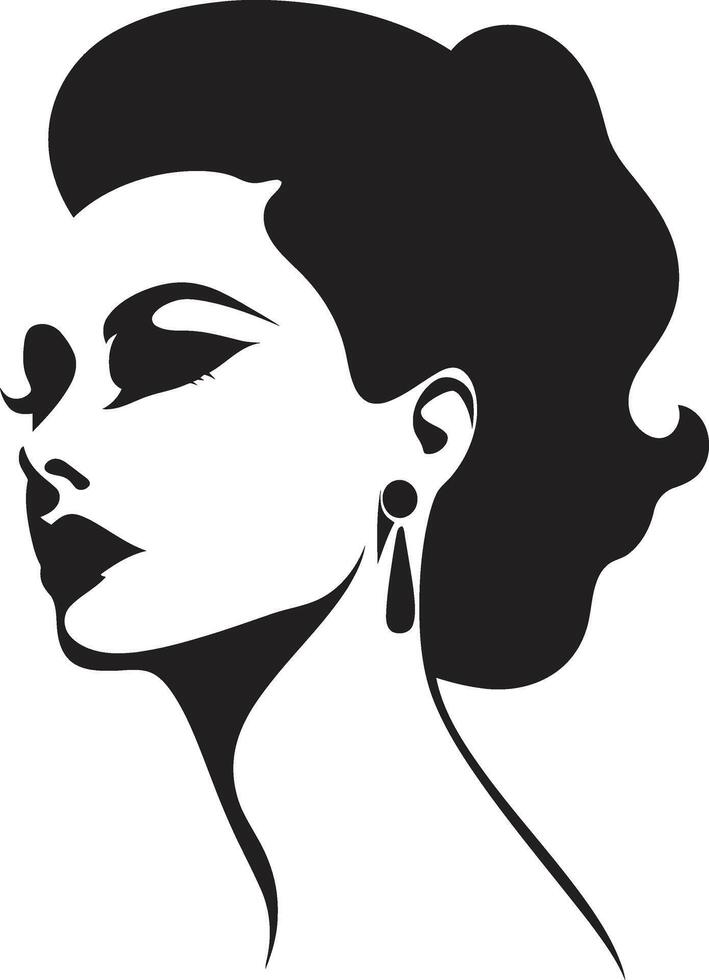 Sublime Beauty ic Beauty Element in Womans Face Captivating Charisma of Womans Face for Beauty vector
