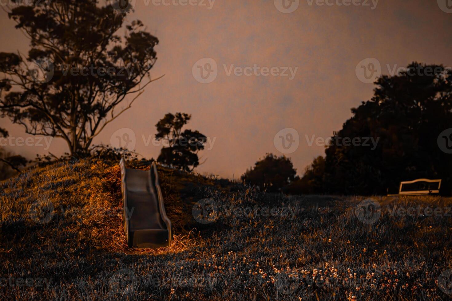 Nightfall at the Enchanted Playground photo