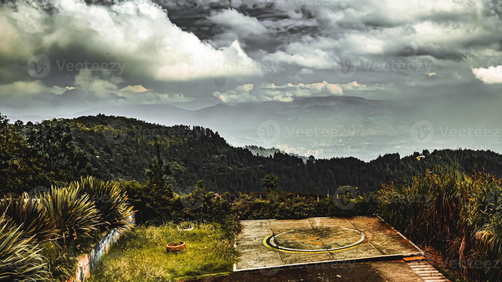 Mountainous Basketball Solitude photo