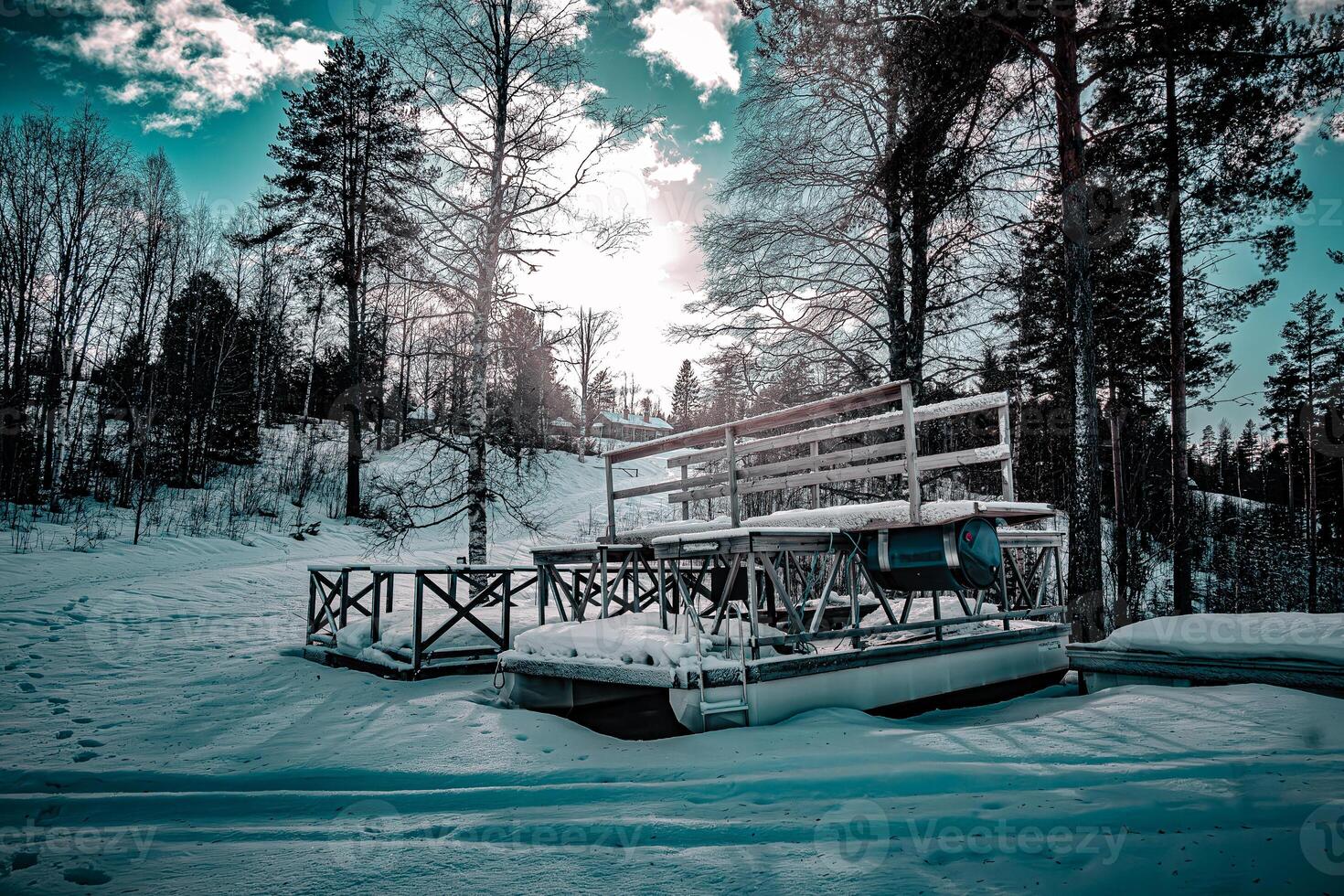 Silent Winter Dock photo