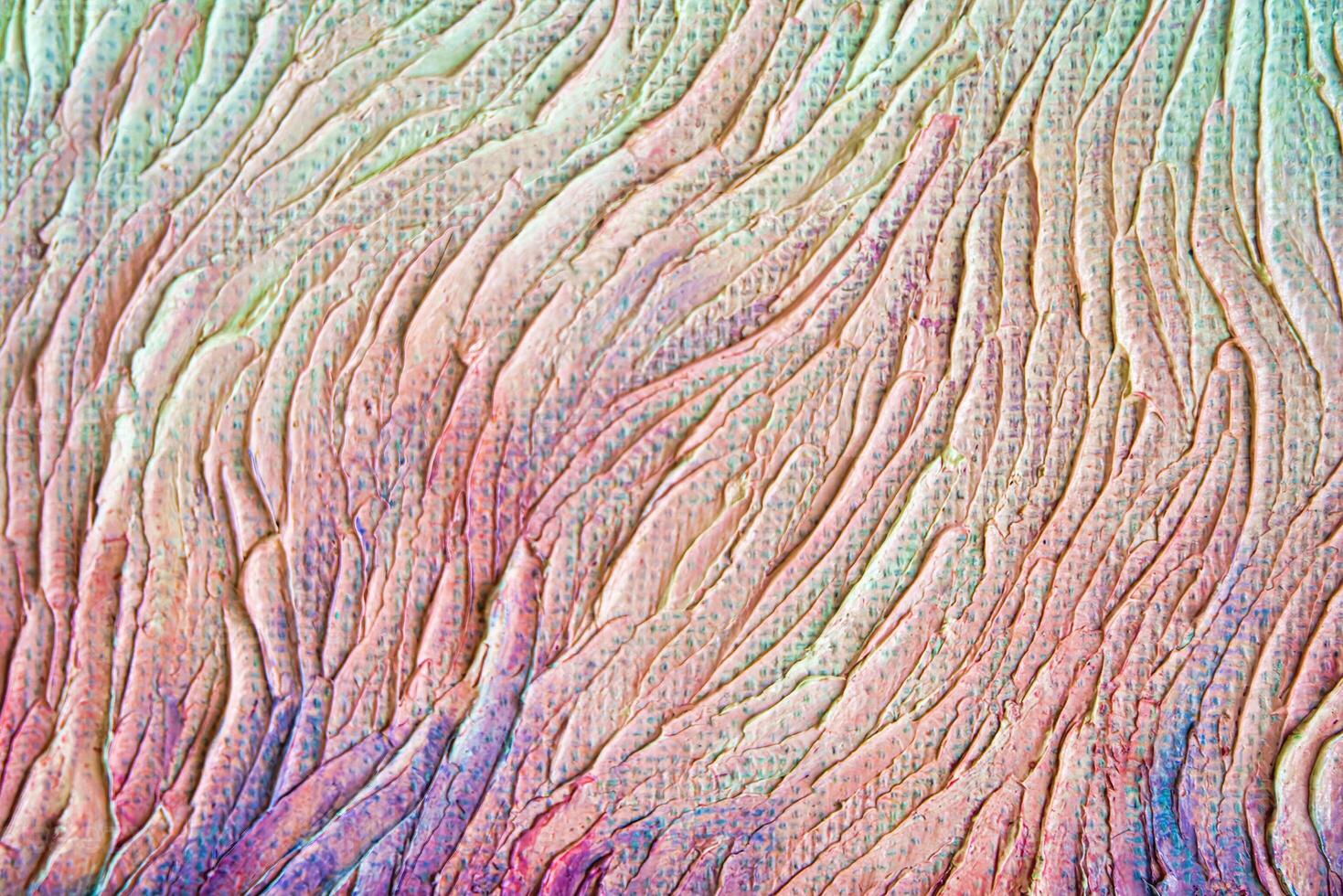 Colorful abstract oil painting art background. Texture of canvas and oil. photo