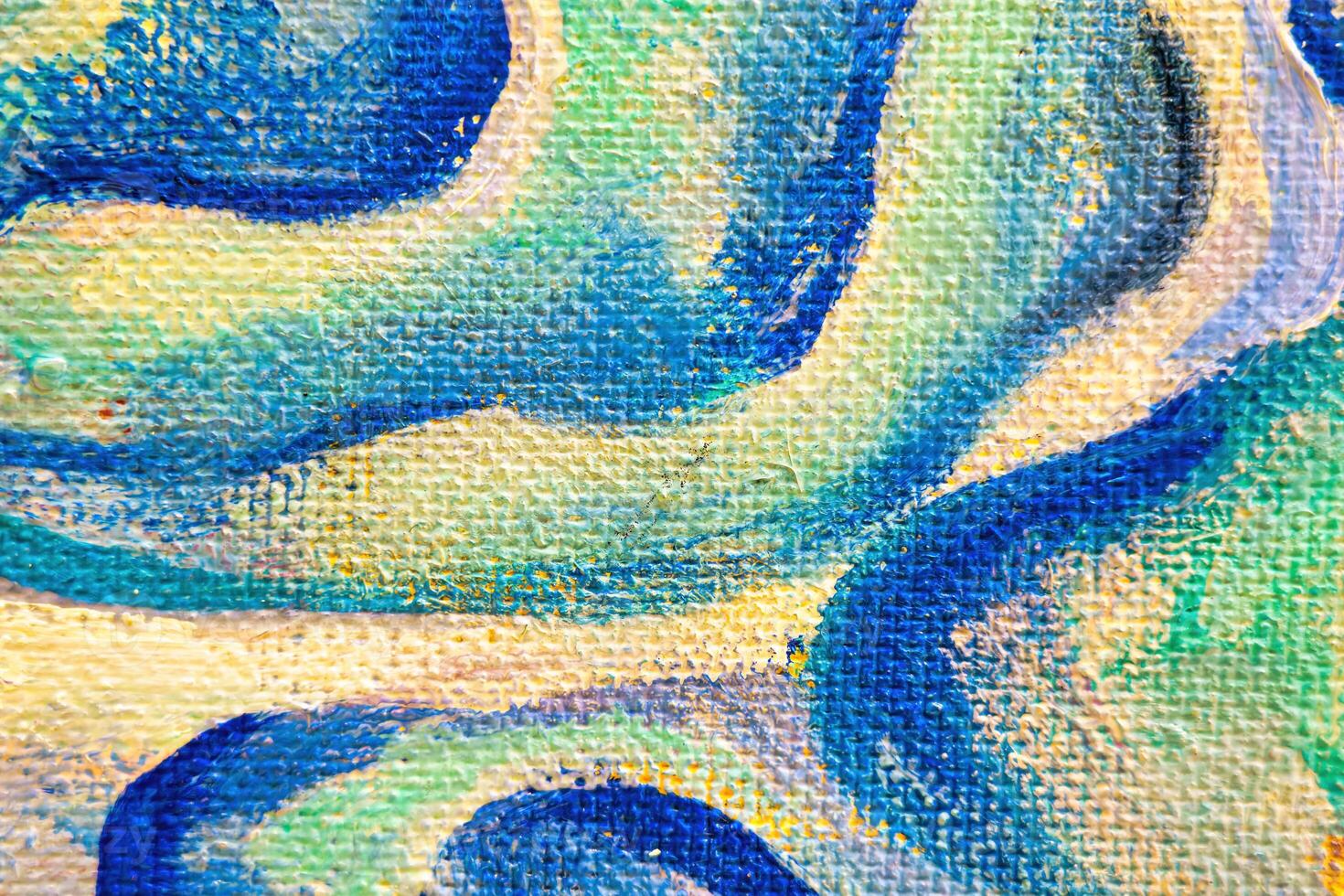 Colorful abstract oil painting art background. Texture of canvas and oil. photo