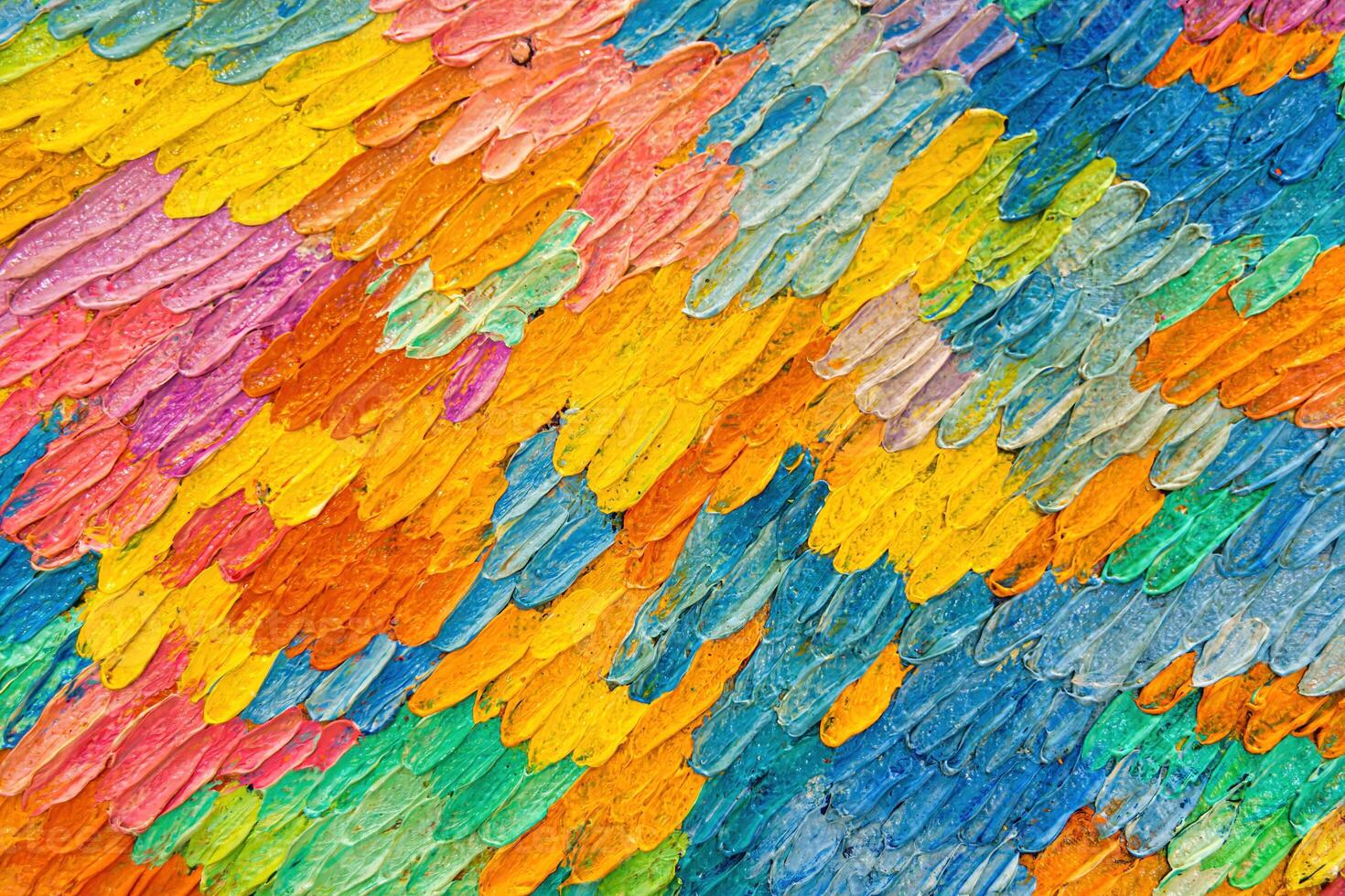 Colorful abstract oil painting art background. Texture of canvas and oil. photo