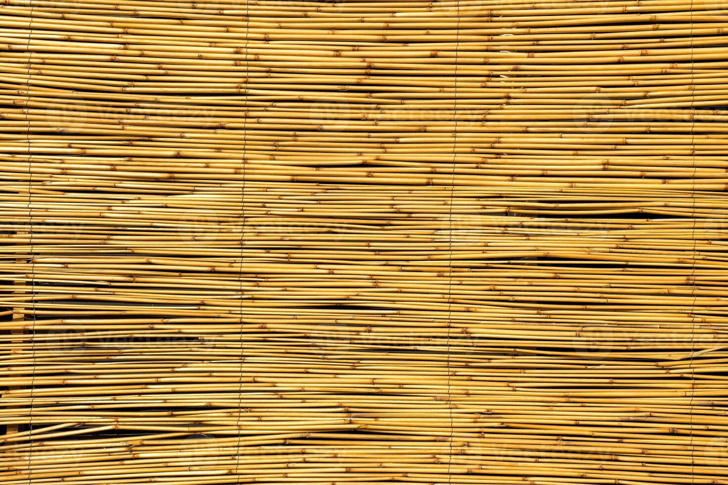 Texture of oriental bamboo curtains. Abstract background. photo