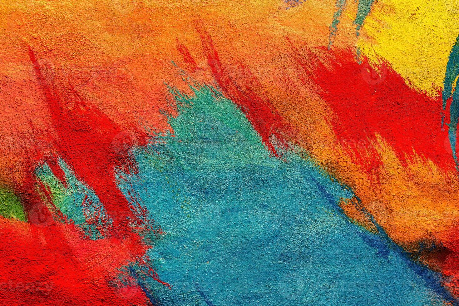 Colorful graffiti painted on a wall. Abstract urban background. Spray painting art. photo