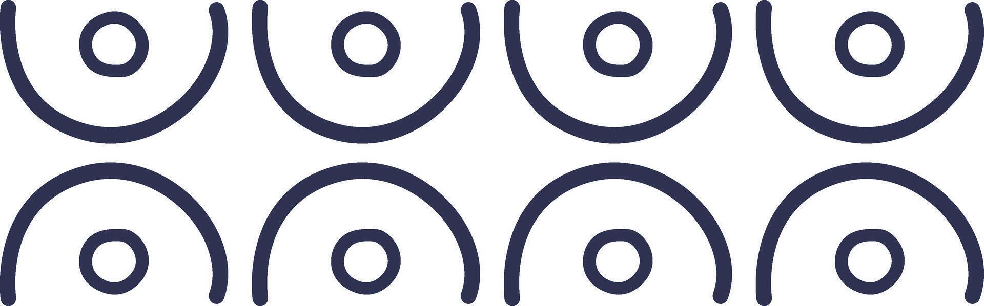 Ethnic Style Borders. Abstract African Tribal Pattern vector