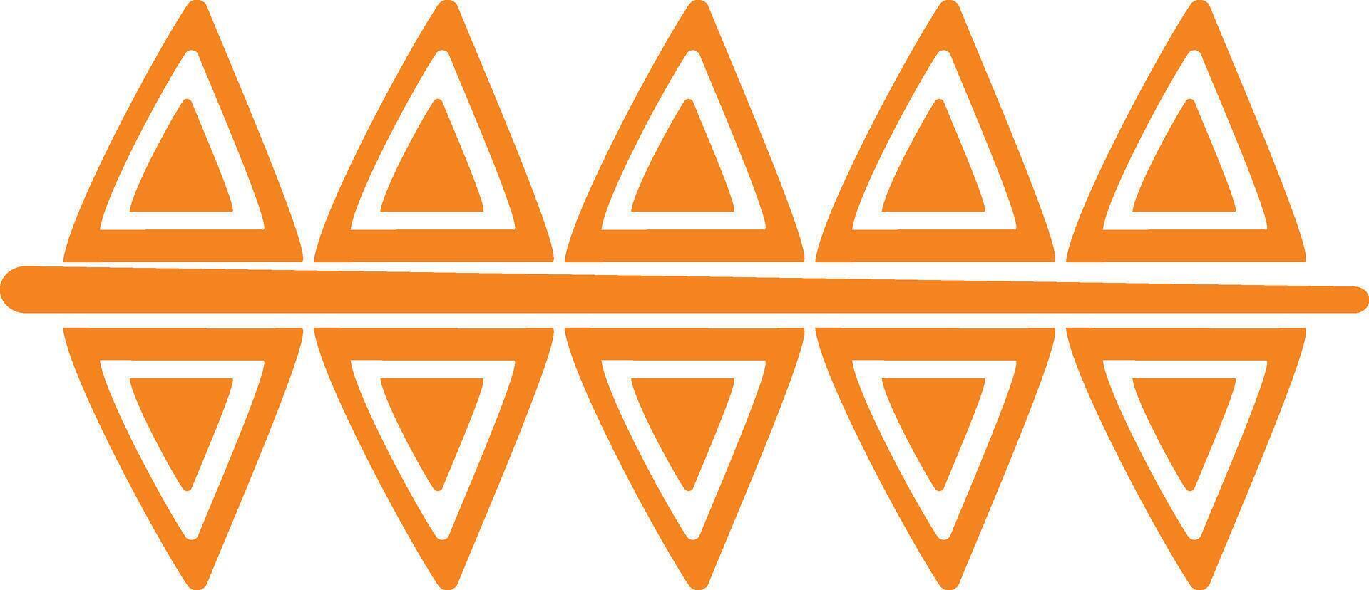 Ethnic Style Borders. Abstract African Tribal Pattern vector