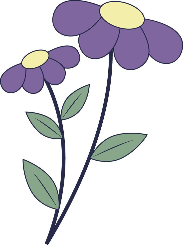 mano dibujado floral botánico rama. aislado ilustración vector