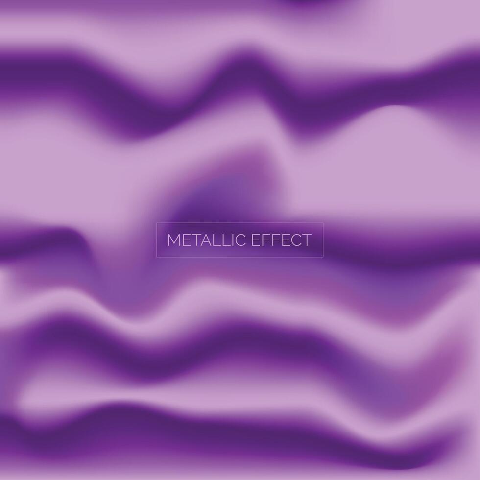 Metallic purple textured background reflective flow vector