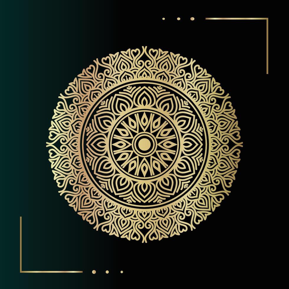 Creative luxury ornamental mandala pattern art design vector